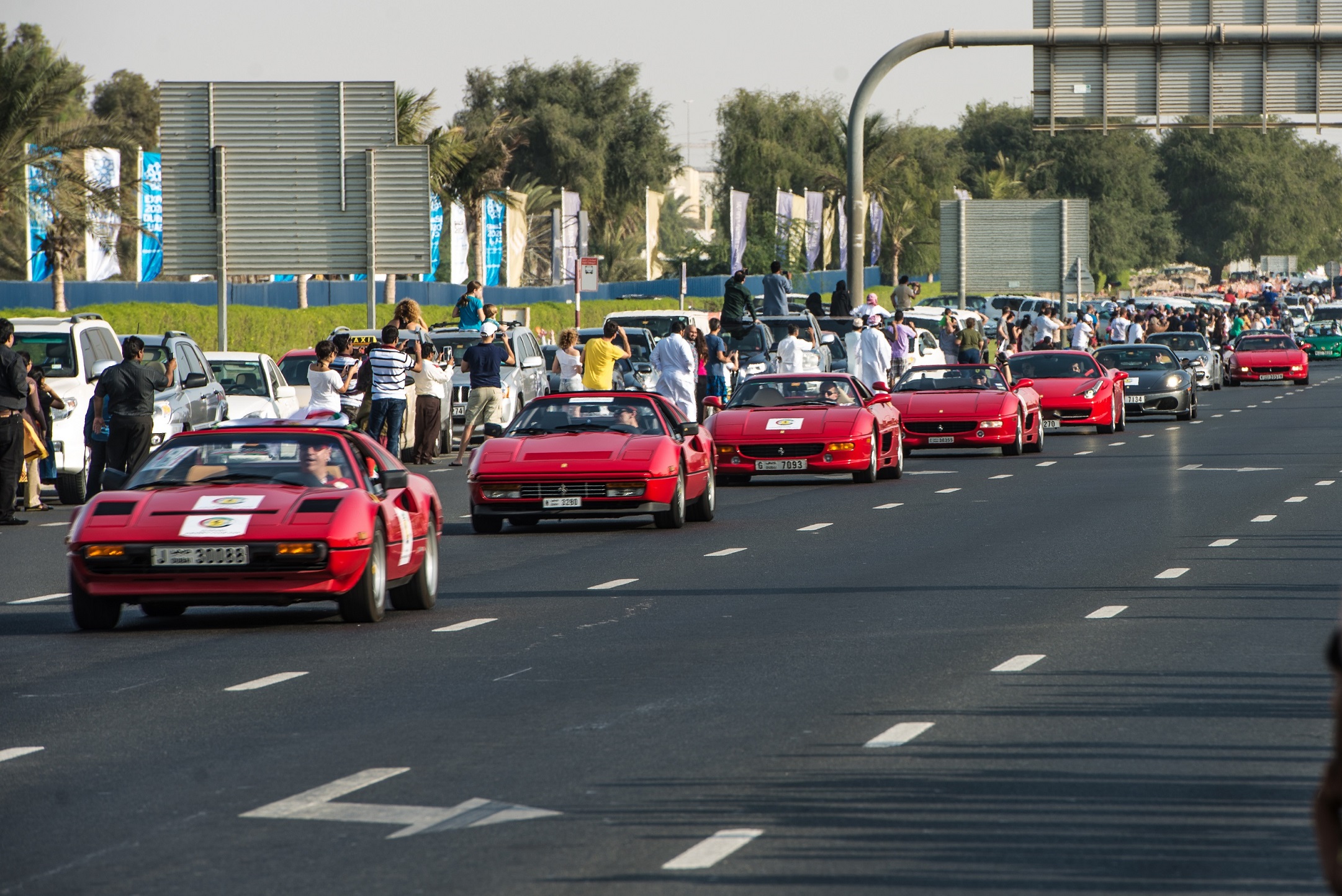 Dubai Ferrari Show