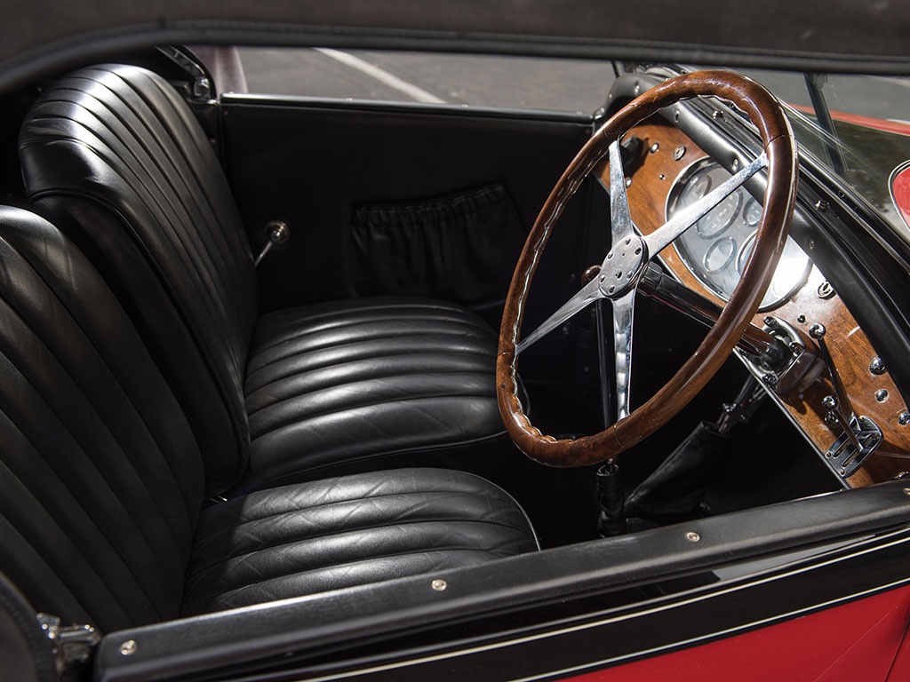 Bugatti Type 49 Roadster Interior