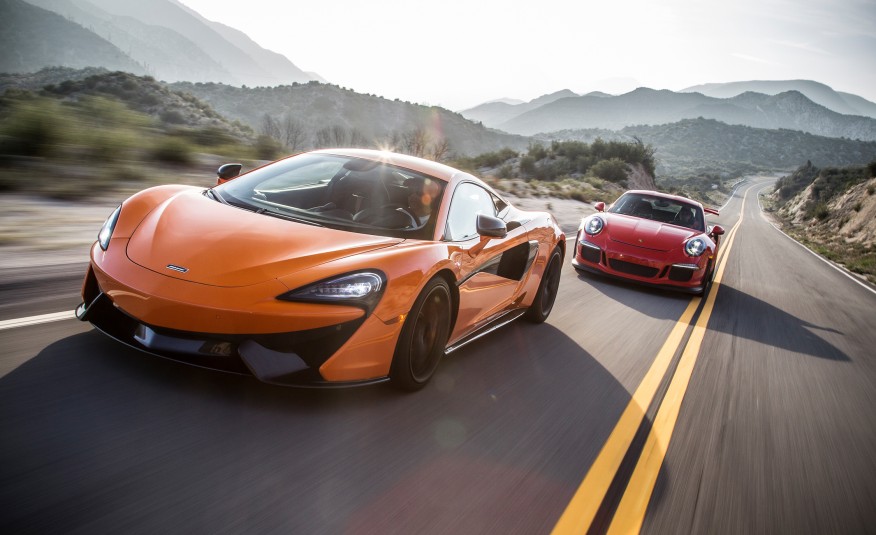 McLaren 570S vs Porsche 991 GT3 RS