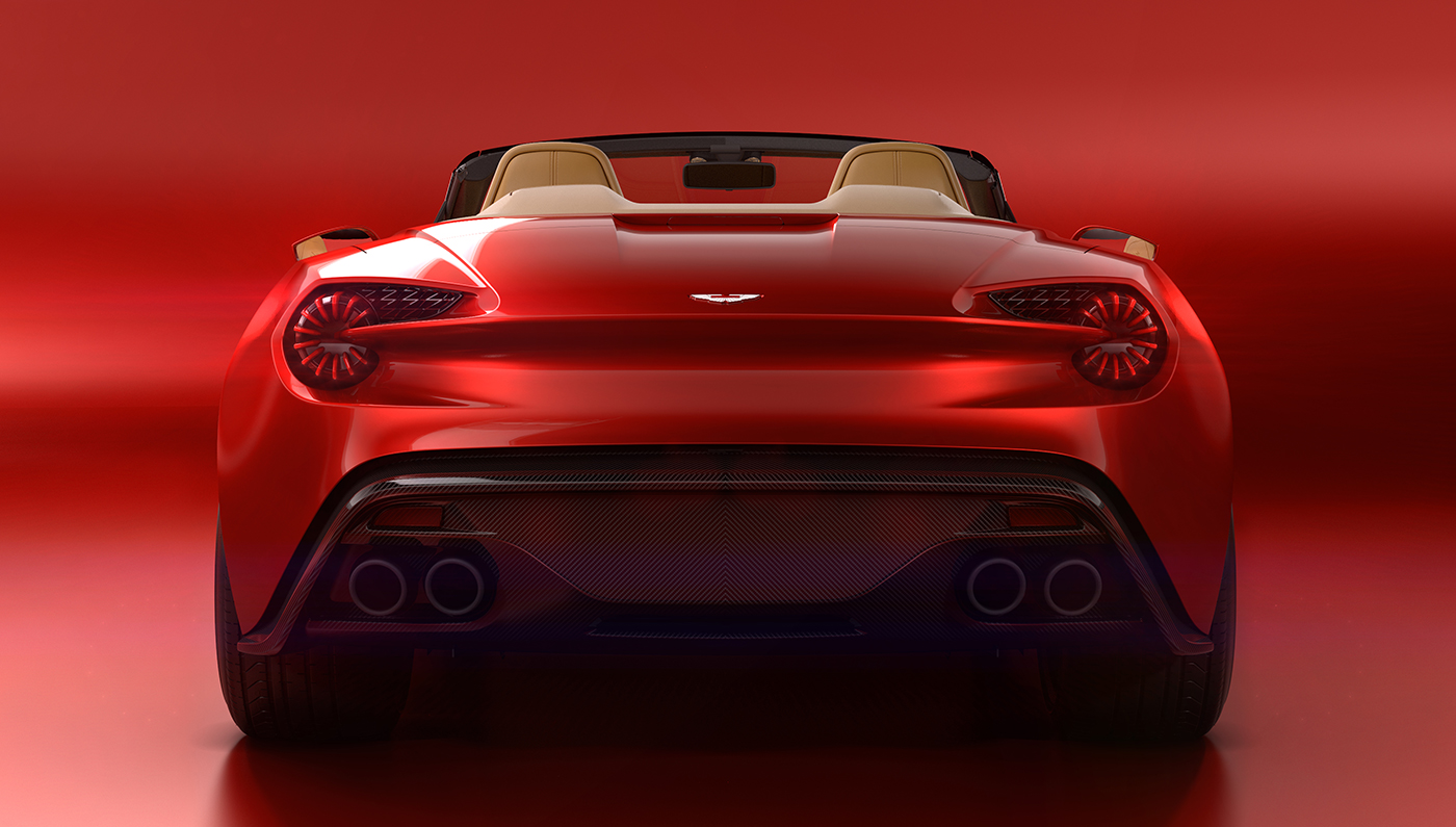 Aston Martin Vanquish Zagato Volante Rear