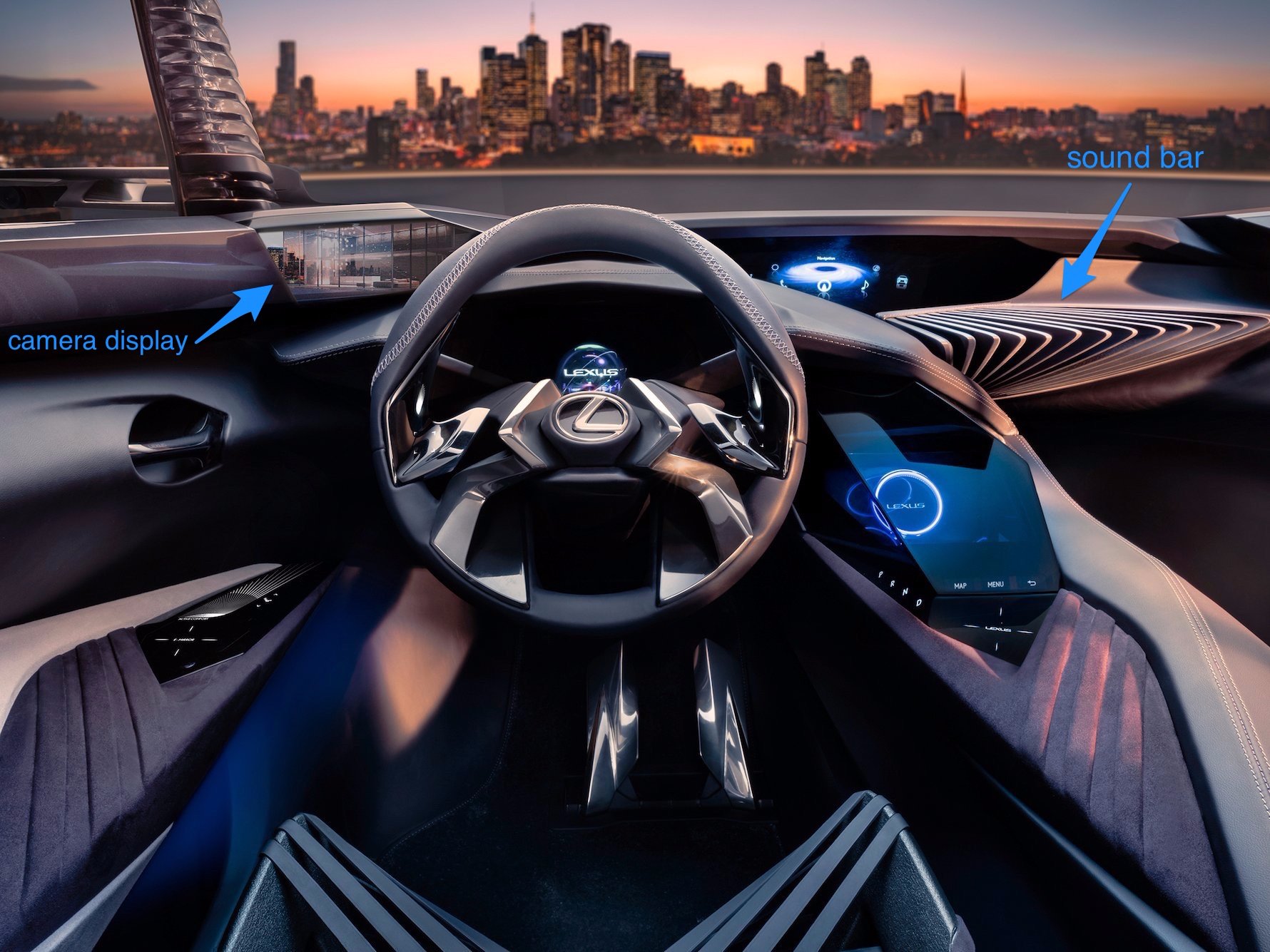 Lexus UX Concept Interior