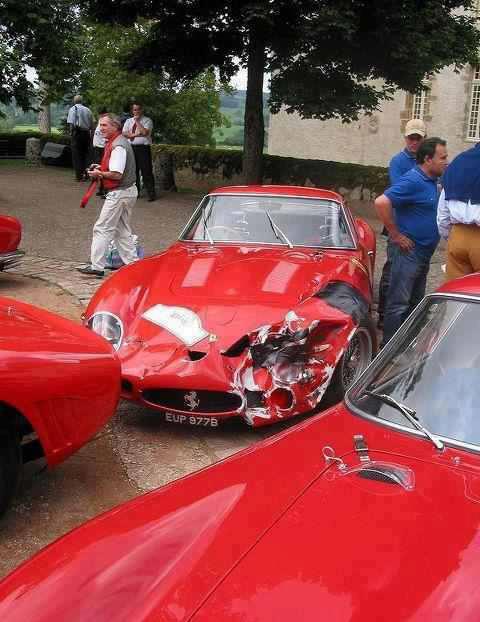 Ferrari 250 GTO Crash