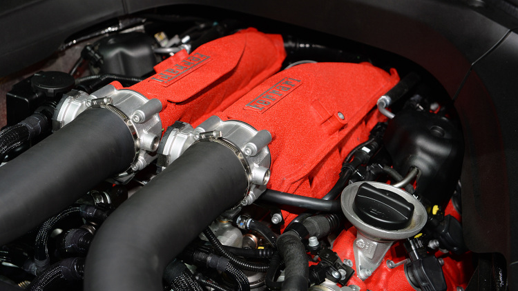Ferrari GTC4Lusso T Engine