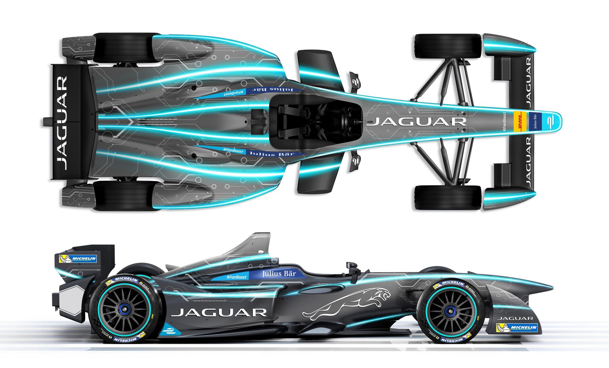Jaguar Formula E Race Car