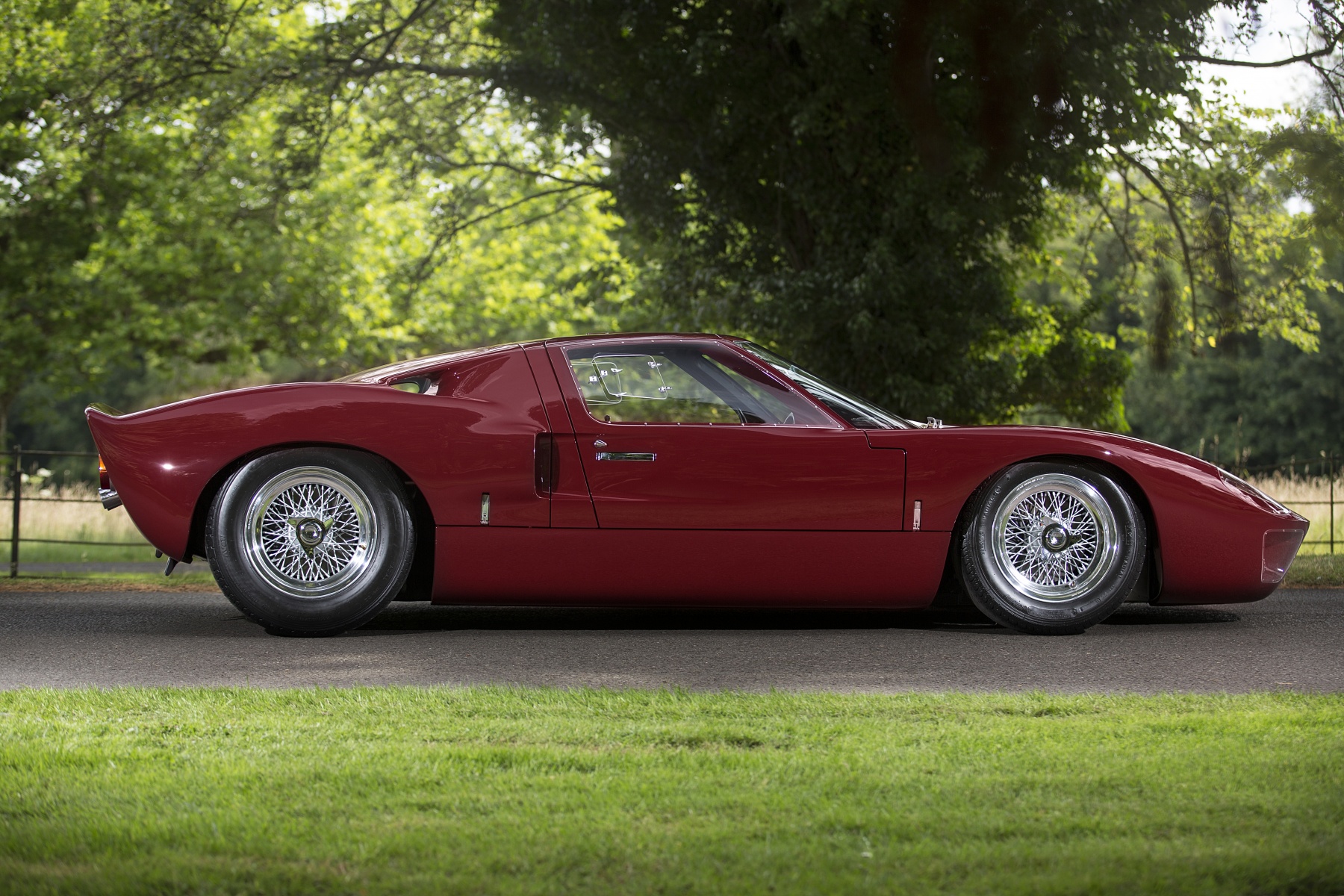 Opalescent Maroon Ford GT40