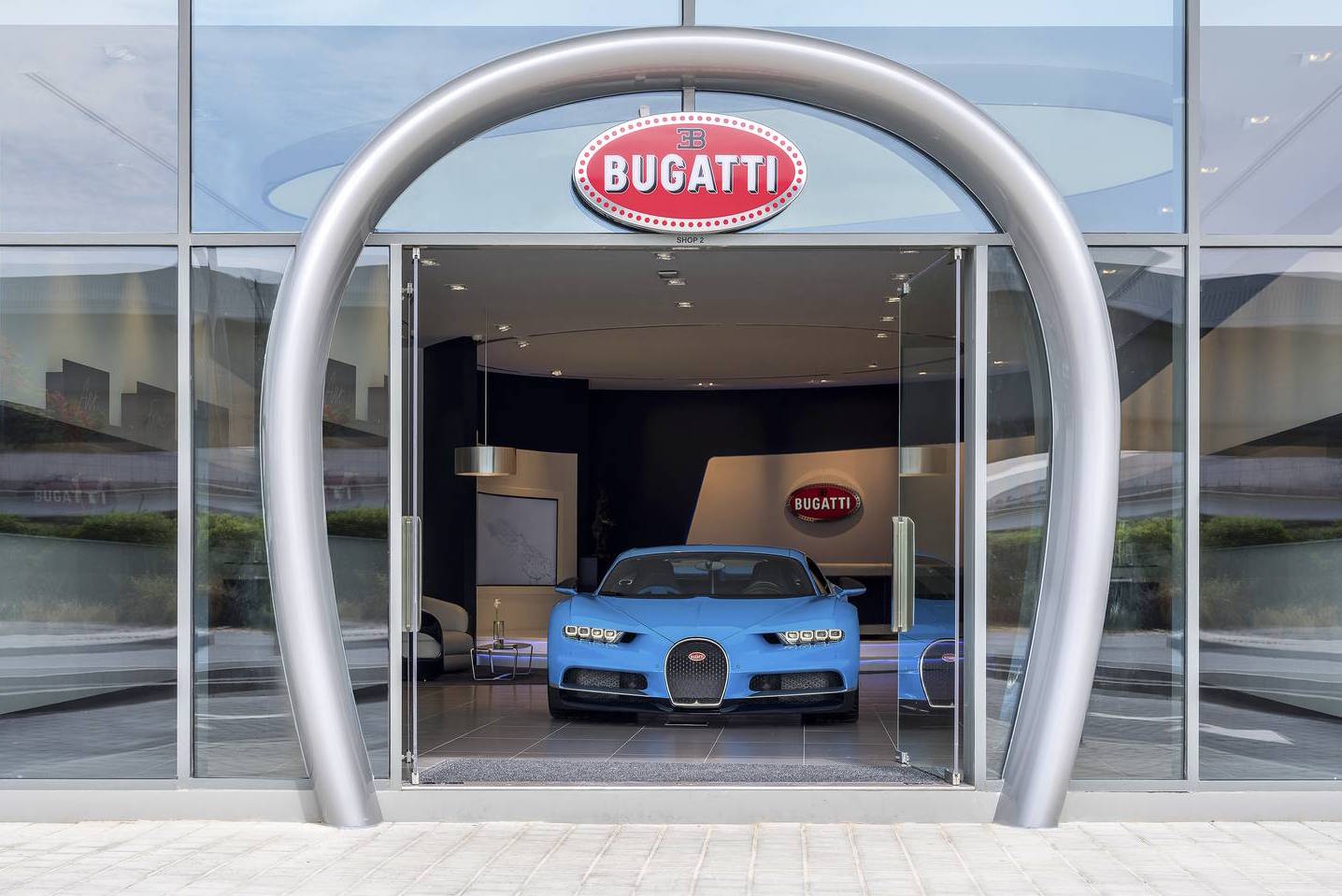 Bugatti Showroom in Dubai