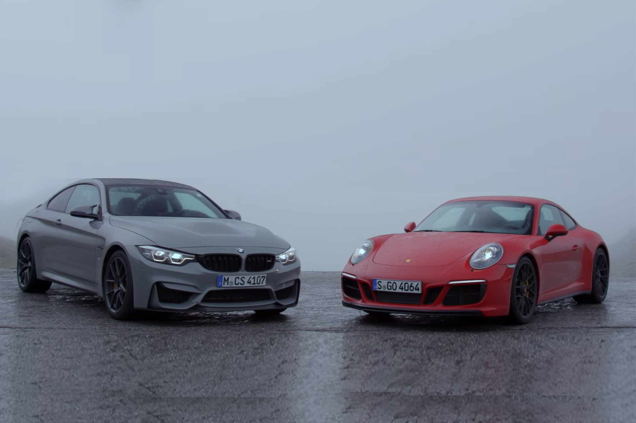 2018 BMW M4 CS vs. 2018 Porsche 911 GTS