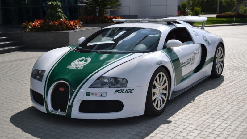 Bugatti Veyron - Dubai police