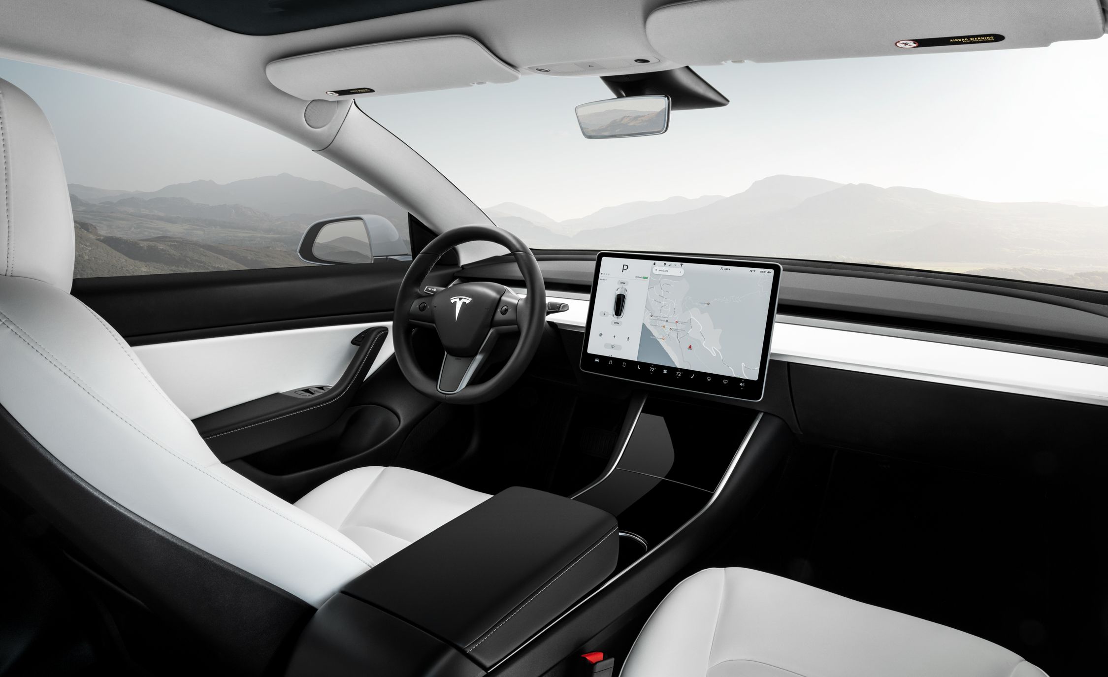 Tesla Model 3 Performance Interior