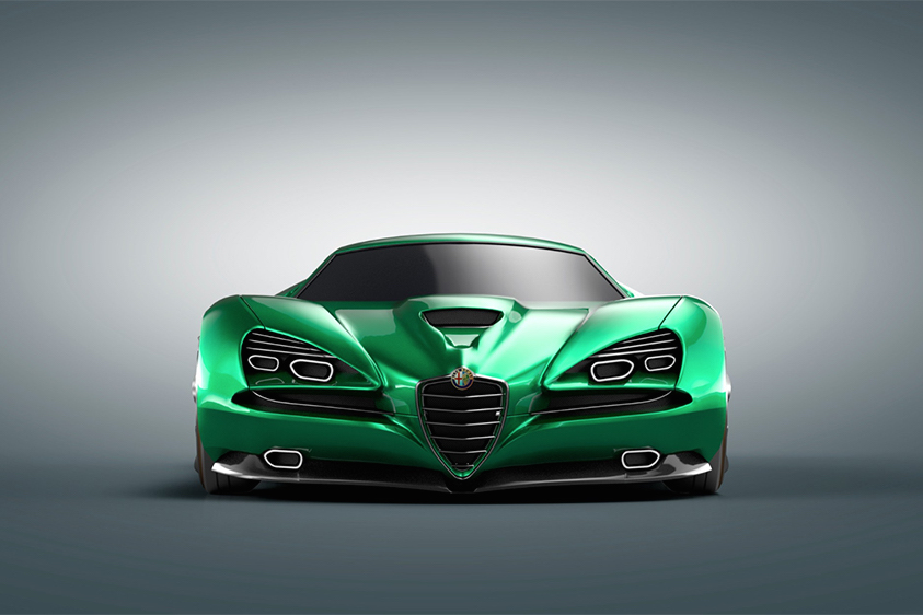 Luca Serafini Alfa Romeo Montreal Concept