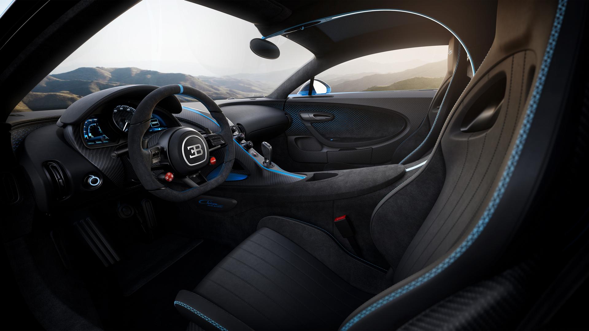 Bugatti Chiron Pur Sport Interior