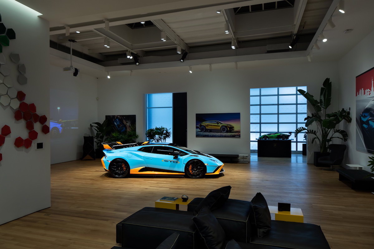 Lamborghini Luxe Lounge in NYC