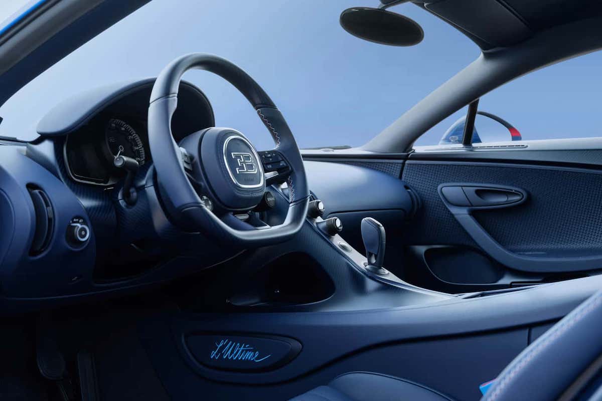 Bugatti Chiron L’Ultime Interior